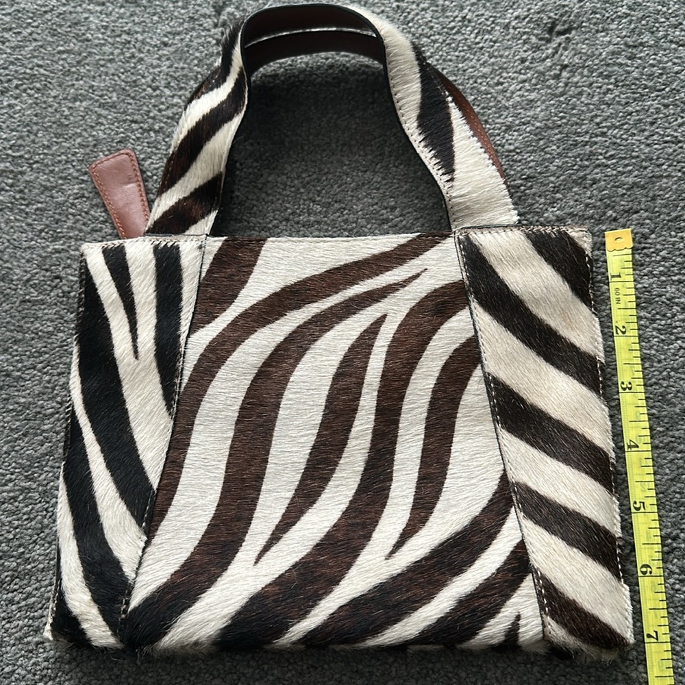 Vintage Adrienne Vittadini Zebra Bag - Picture 3 of 6